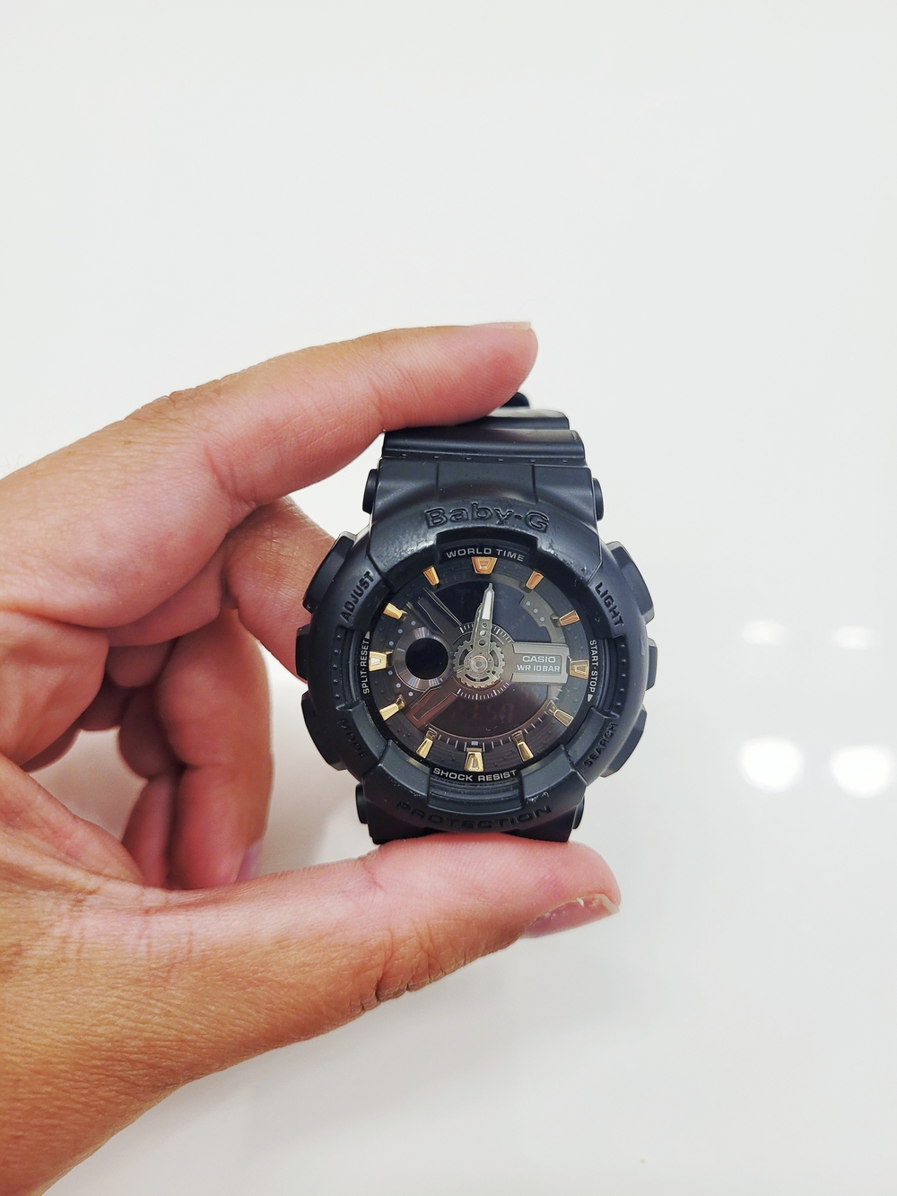 Casio Baby-G Black Shock Resistant Digital-Analog Watch